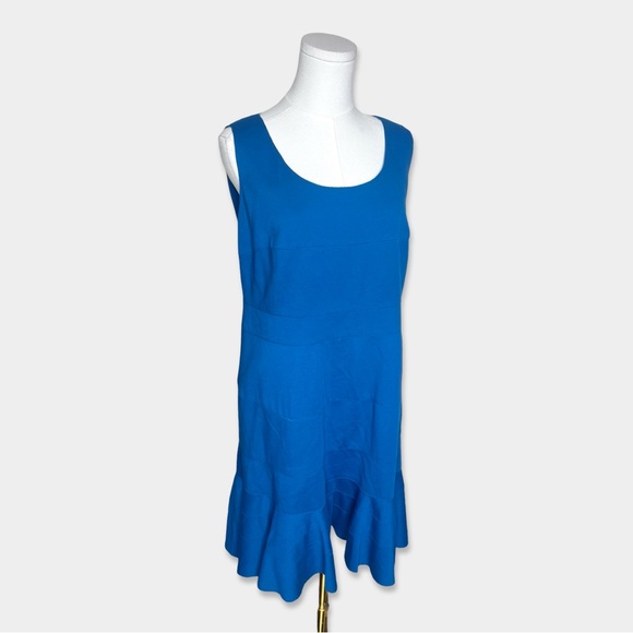 AKRIS PUNTO Knee Length Dress Size 12 Blue Color Sleeveless GUC - Picture 2 of 7